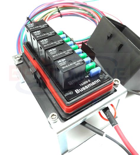 universal waterproof relay fuse distribution box|12 volt automotive relay block.